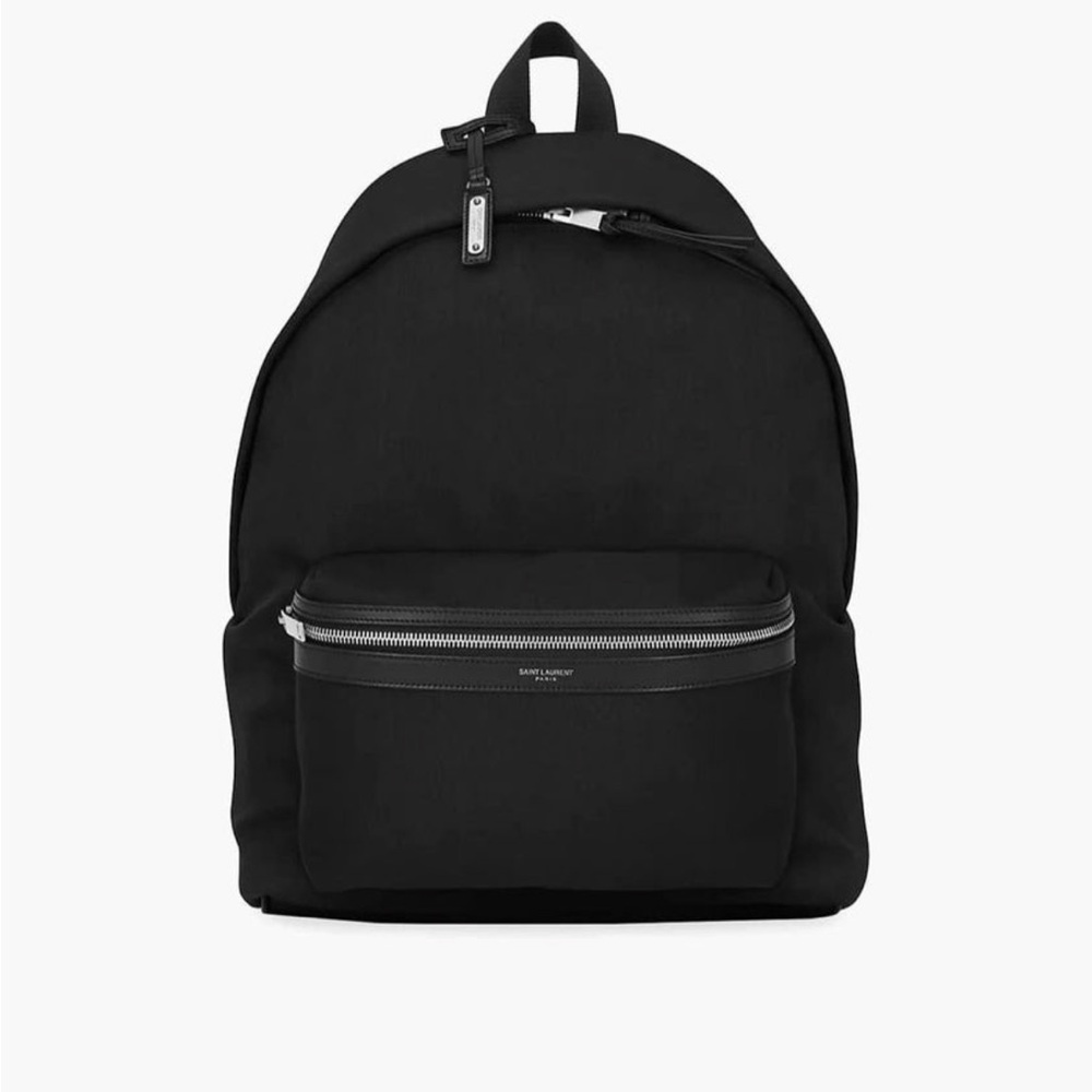 Saint Laurent

City Backpack in Nylon Canvas and Leather